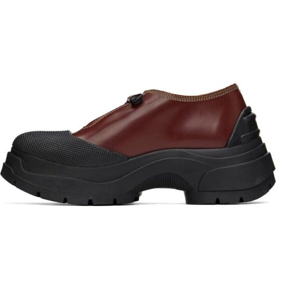 MM6 Maison Margiela Chunky Oxfords 35 US 5 Women's Burgundy New - Picture 14 of 14